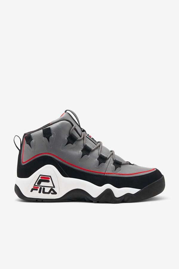 Fila Tenisky Panske Čierne / Červené - Grant Hill 1 Offset Shoe Vypredaj - Slovakia 27654-LPMB